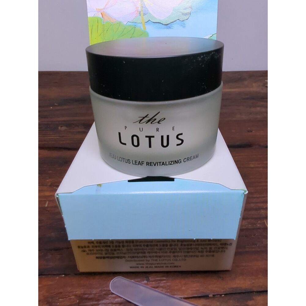 THE PURE LOTUS Jeju Lotus Leaf Revitalizing Cream 50ml NEW